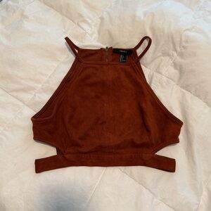 Forever 21 Rust Colored Industrial Tank Top